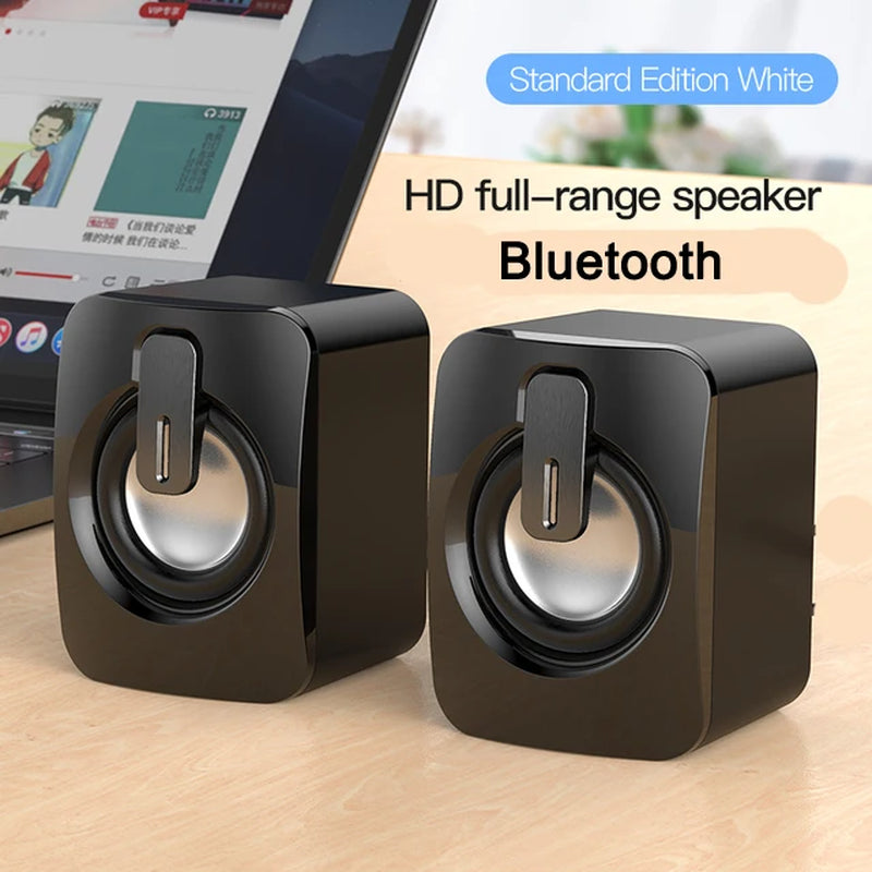 Computer Speaker for PC Laptop Desktop Caixa De Som Bluetooth Portable Sound Box Music Wireless Wire USB Mini Column Acoustics