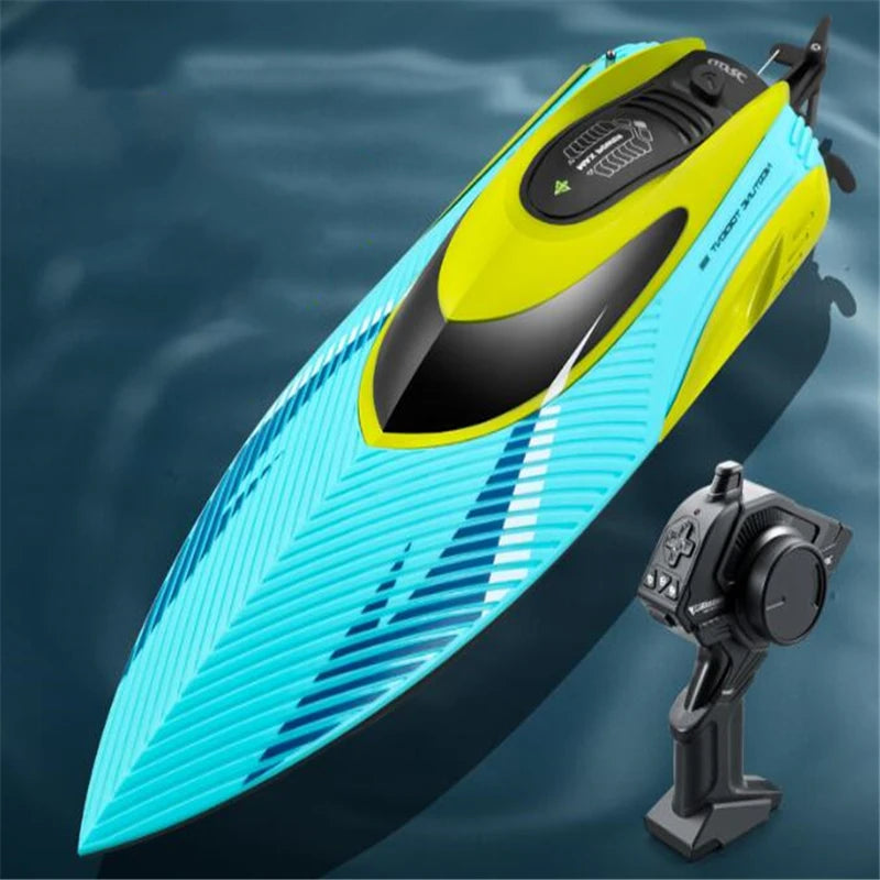 45KM/H RC High Speed Racing Boat Waterproof Speedboat 2.4G Remote Control Ship Water Game Kids Toys Children Birthday Gifts