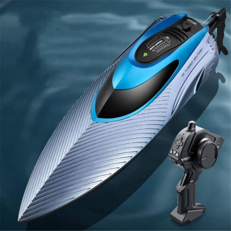 45KM/H RC High Speed Racing Boat Waterproof Speedboat 2.4G Remote Control Ship Water Game Kids Toys Children Birthday Gifts