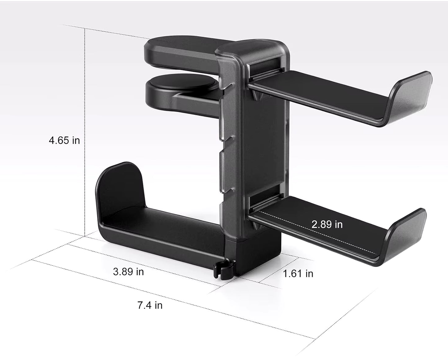 Portable Non Perforated Table Clip Hook Headphone Handle Bracket Controller Hanger Holder Stand